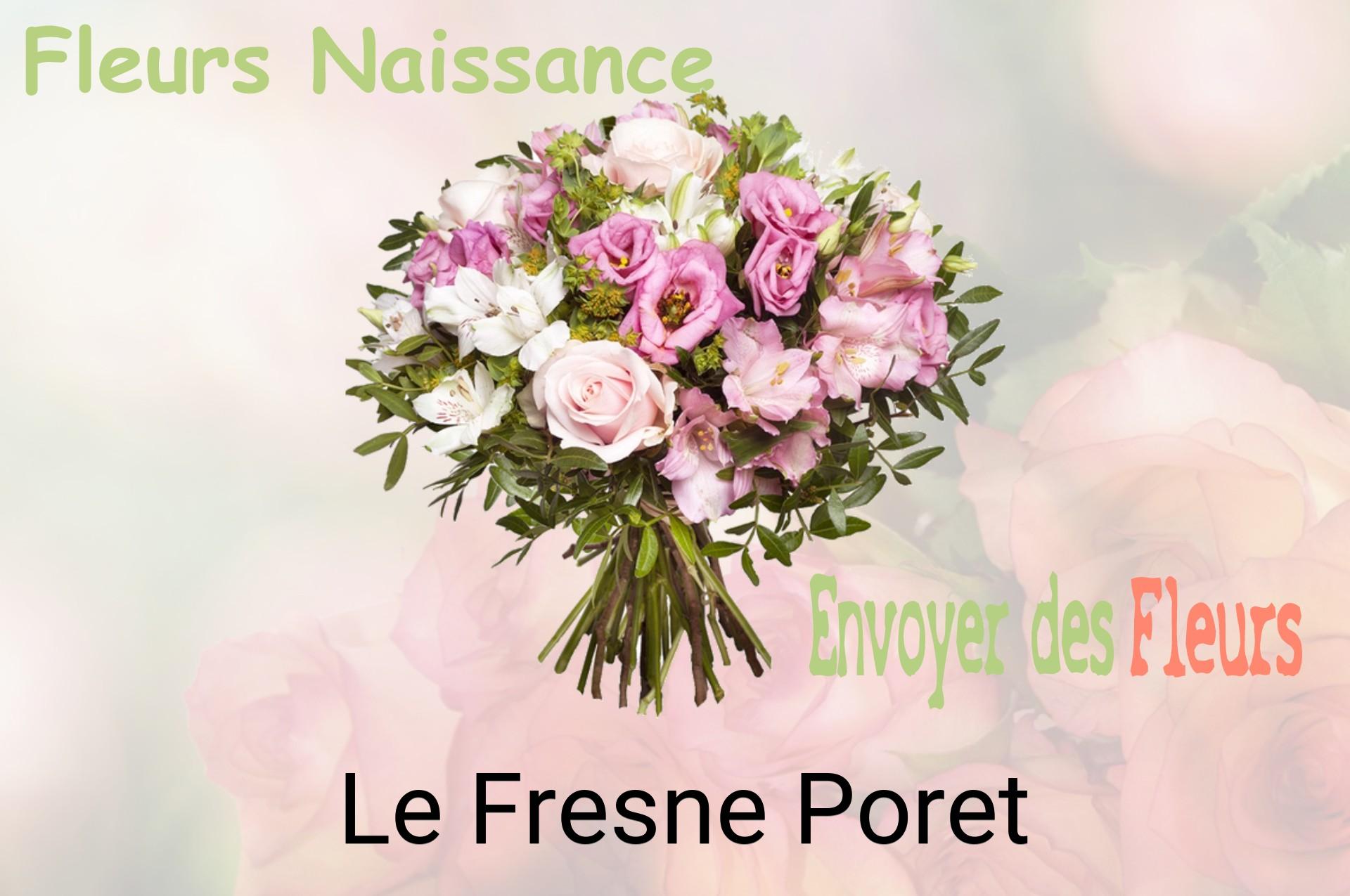 Bouquet de fleurs de naissance livré à Le Fresne-Poret